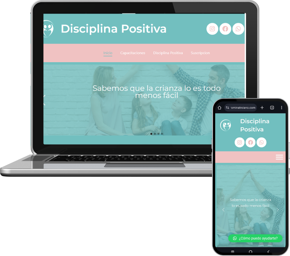 diseño web para disciplina positiva